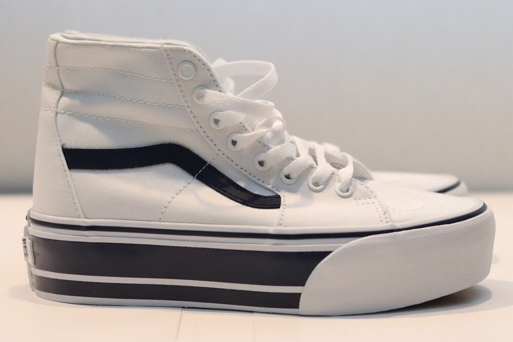 Vans Sk8-Hi Tapered Stackform Sport Stripes Sz 8.5